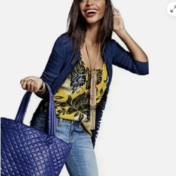 CABI BALI TROPICAL FLORAL TANK STYLE SILK/VISCOSE, Size Large - Picture 2 of 3